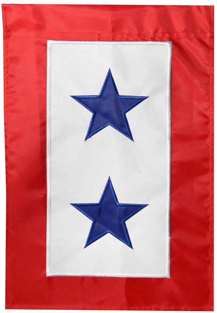 Two Blue Star Flag Service Banner – Military Republic