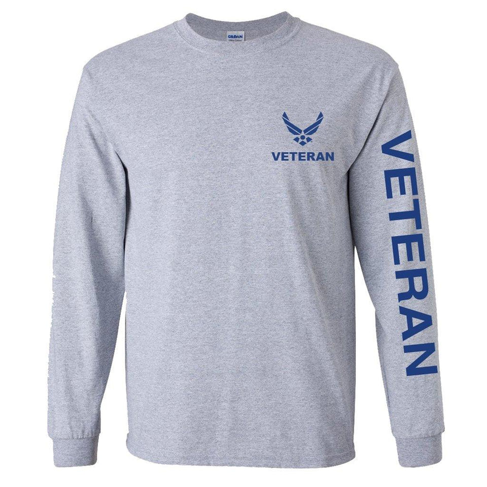 Air Force Veteran Sport Long Sleeve Shirt – Military Republic