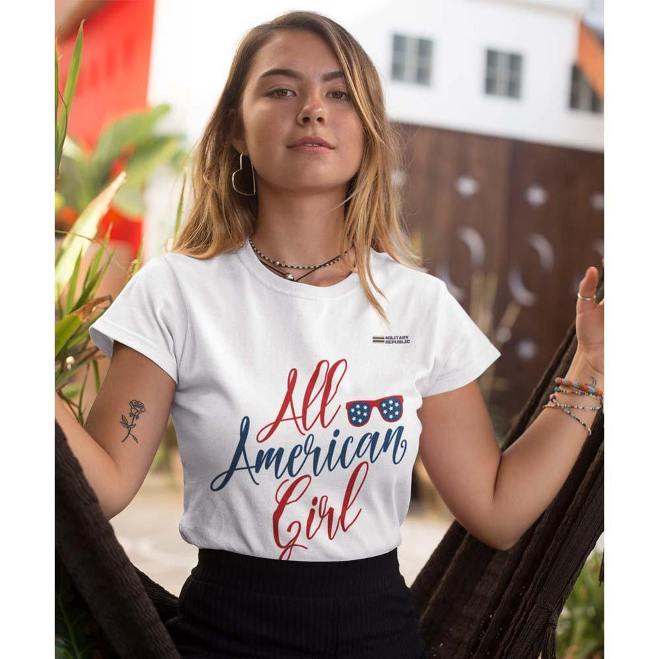 All American Girl T-shirt – Military Republic