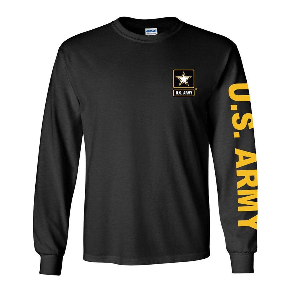 Army Black Long Sleeve Shirt – Military Republic