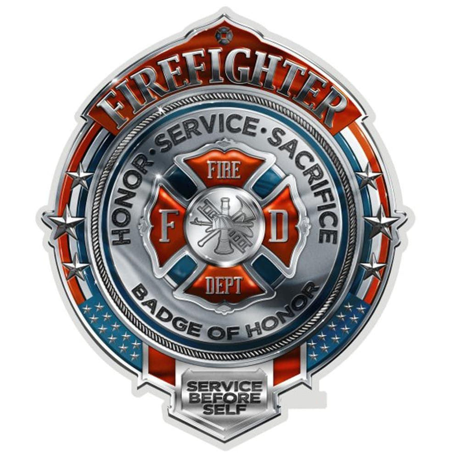 fire man badge