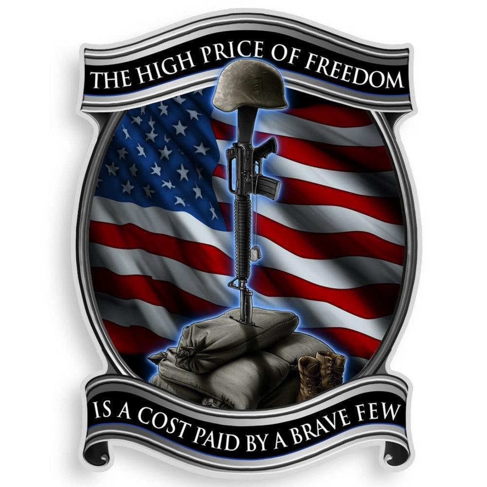 High Price Of Freedom Decal Military Republic