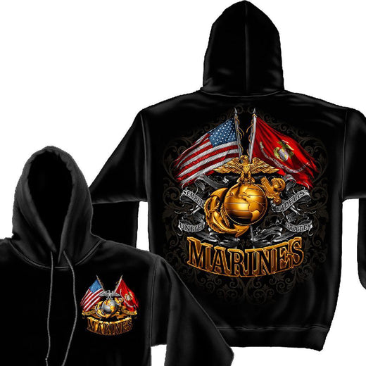 Marines Hoodies - MilitaryRepublic.com Military Republic