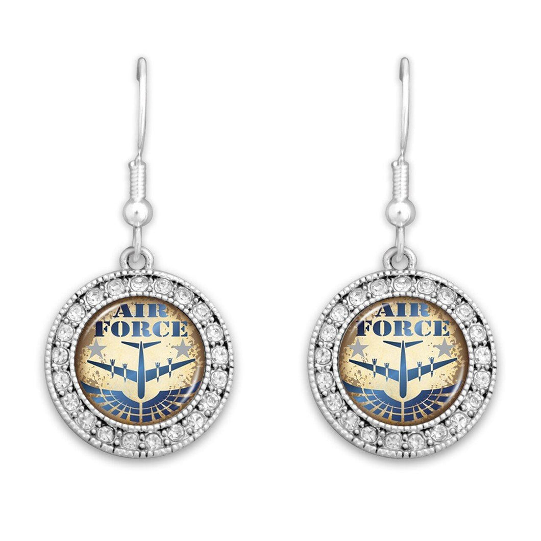 U.S. Air Force Artisan Earrings Military Republic