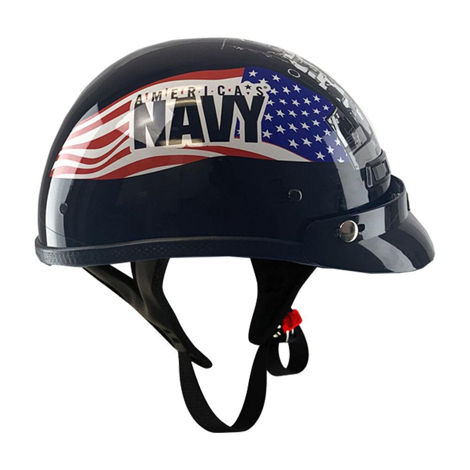 U.S. Navy Motorcycle Half Helmet – Military Republic