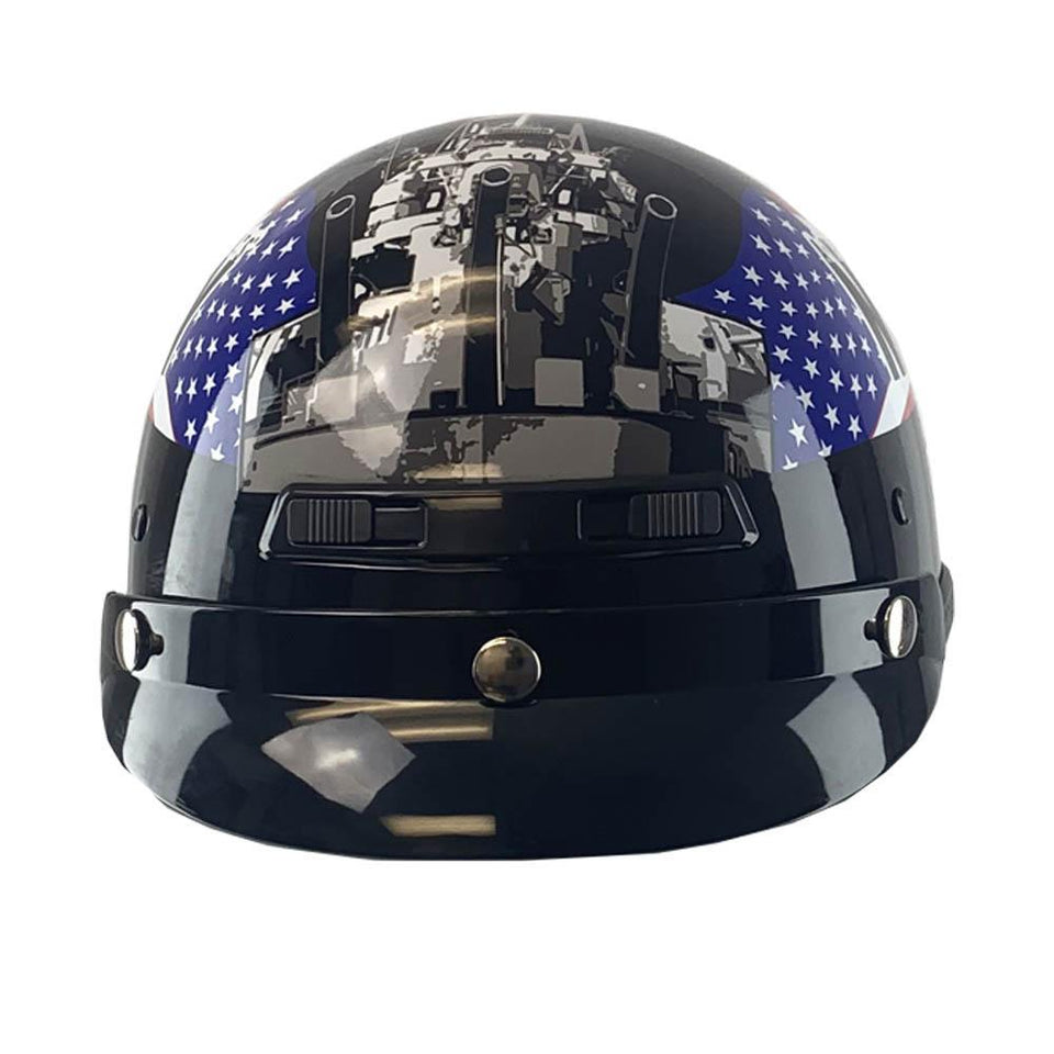 U.S. Navy Motorcycle Half Helmet – Military Republic