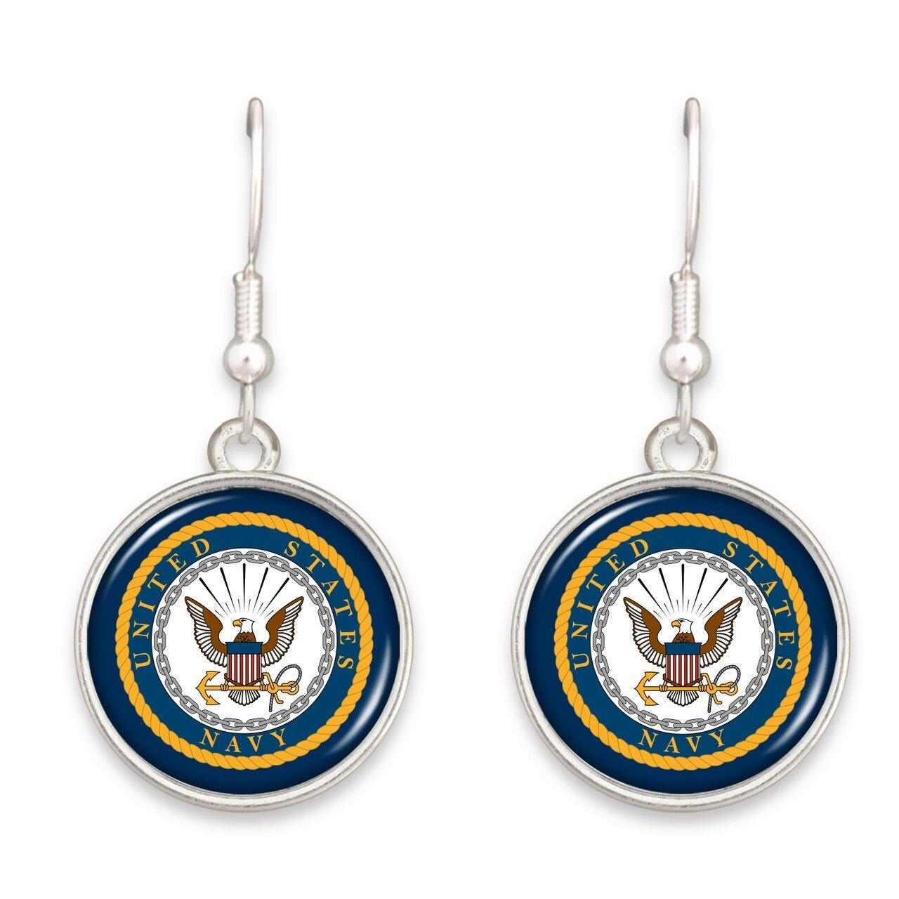 U.S. Navy Seal Earrings Military Republic