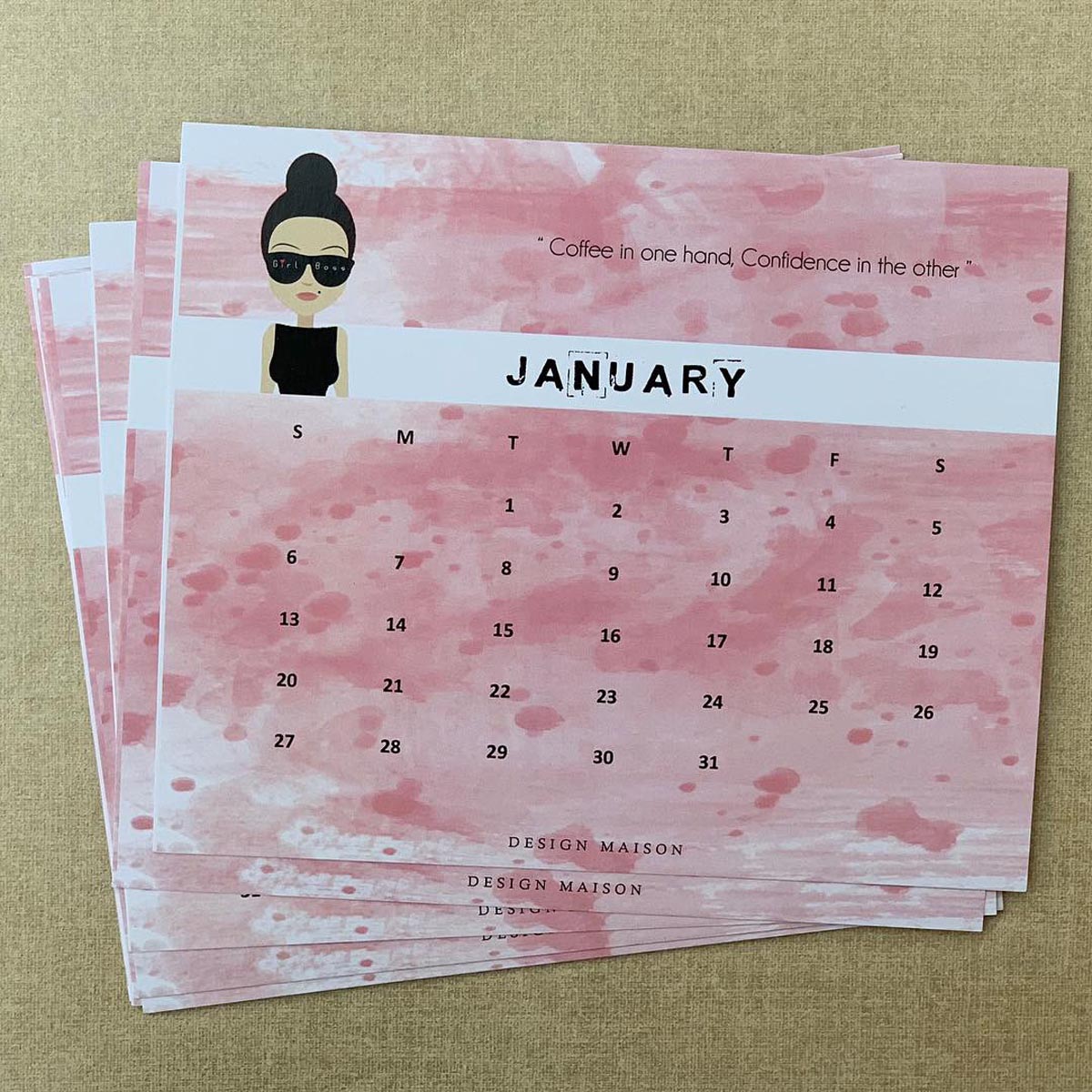 Girl Boss Desk Calendar Propshop24 Com