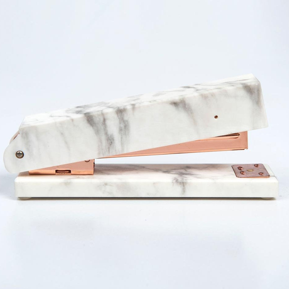 Stapler Marble And Rose Gold Acrylic Propshop24 Com