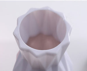 Vase - Bottle Neck - Geometric - Pastel - Single Piece-HOME ACCESSORIES-PropShop24.com