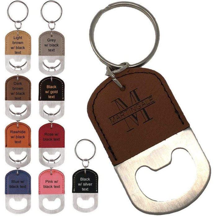 engraved bottle opener keychain