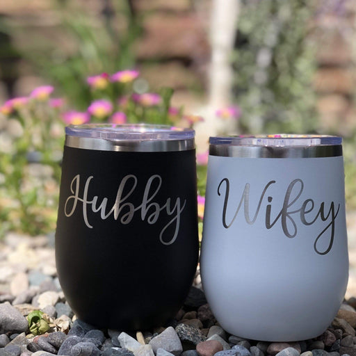 I Like His Beard, I Like Her Butt - Insulated Stemless Wine Glass Set —  Griffco Supply