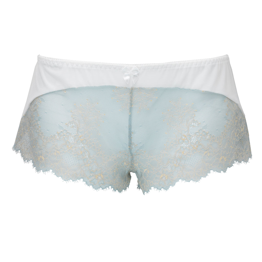 ECLIPSE | Lace boxer shorts - MINT – AKIKO OGAWA. Lingerie