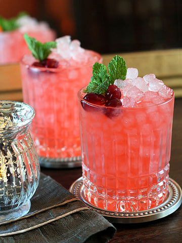 Cranberry, Mint & Ginger Mocktail