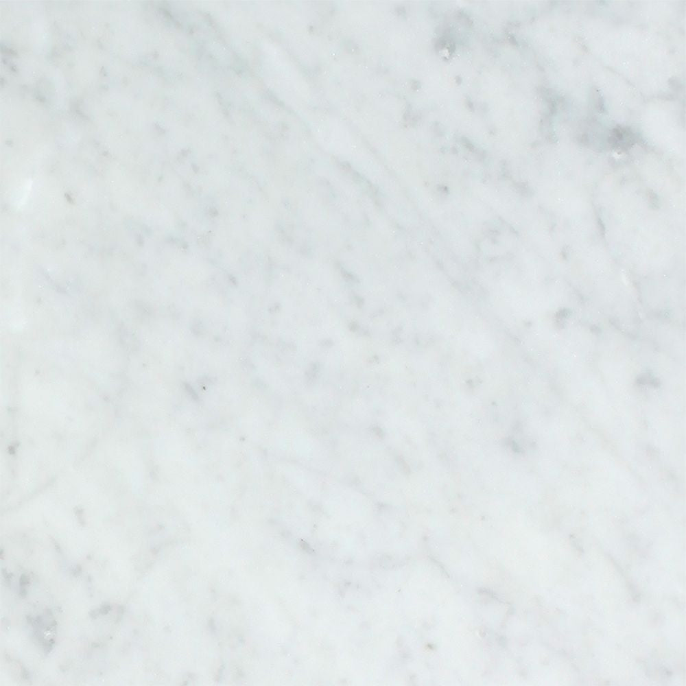 18 x 18 Honed Bianco  Carrara  Marble Tile  Tilephile