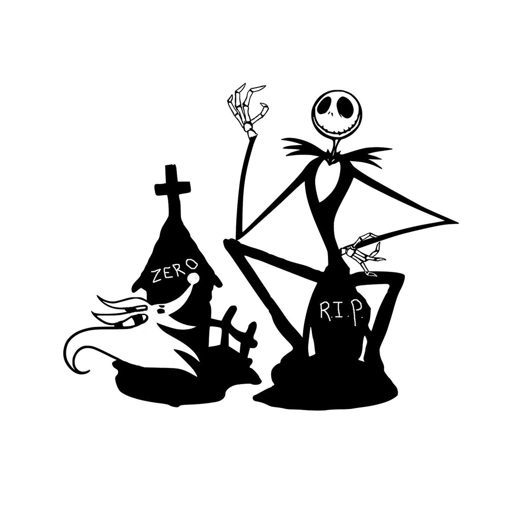 Nightmare Before Christmas Window Decals