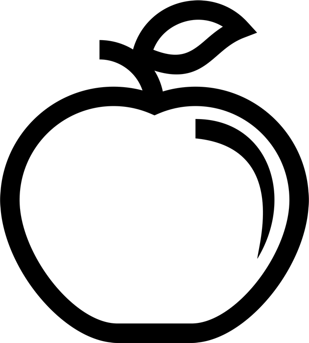 apple outline rubber stamp food stamps fruit and vegetable stamps stamptopia apple outline rubber stamp