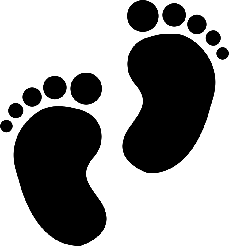 Free Free 91 Silhouette Baby Feet Svg SVG PNG EPS DXF File