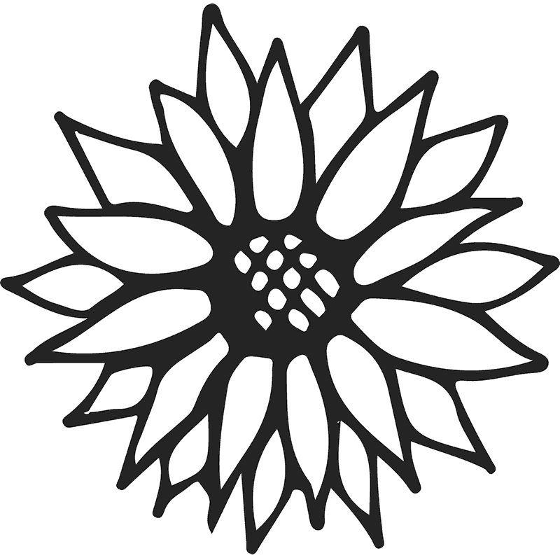 Free Free 194 Simple Flower Outline Svg SVG PNG EPS DXF File