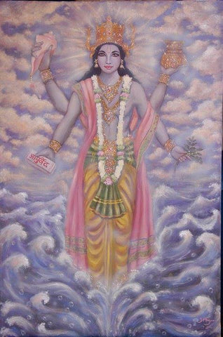 dhanvantari vedic ayurveda scott hague painting