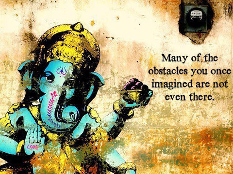 sortez de votre propre chemin avec les obstacles imaginés par Vastu Ganesha