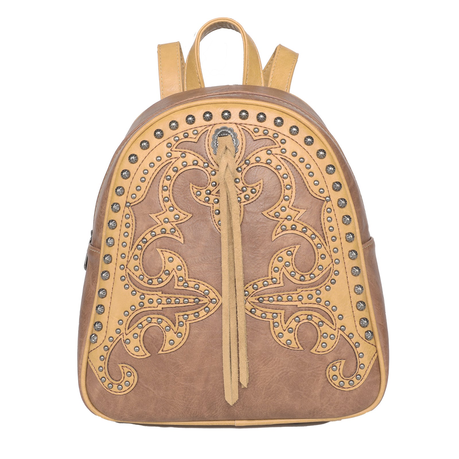 Out West Montsouris Backpack Revamped Leather Braiding and Fringe – Out  West Custom Bags