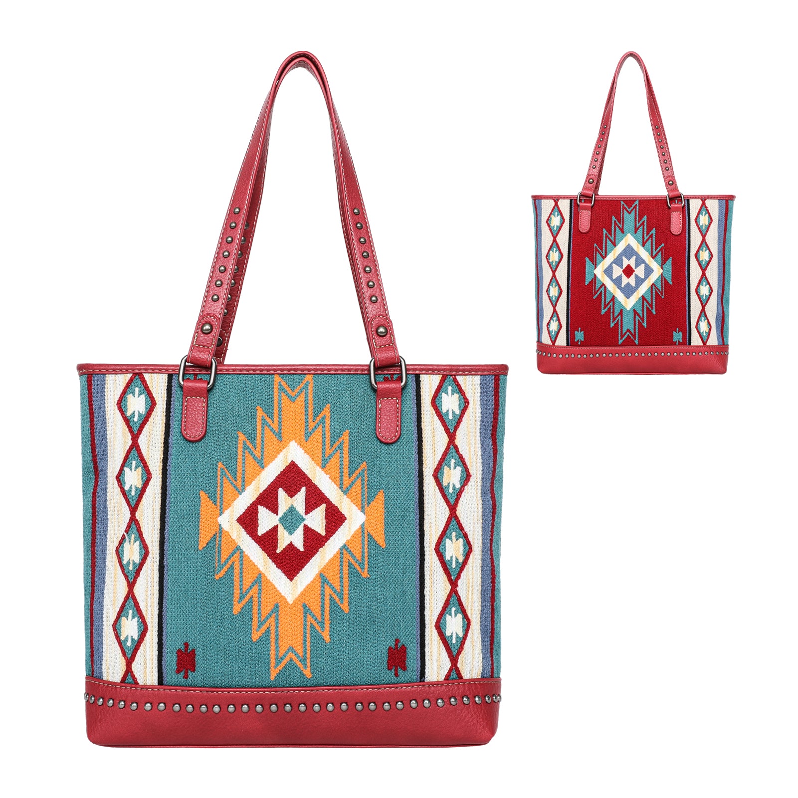 MW1223-816 Montana West Distressed Multi Tribal Double Sided Print