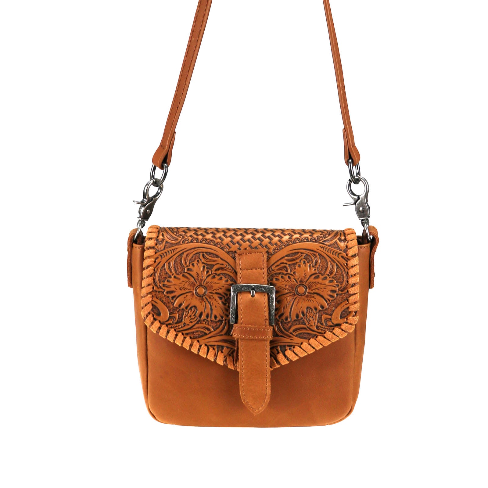 RLC-L136 Montana West Real Leather Shoulder/Crossbody Bag