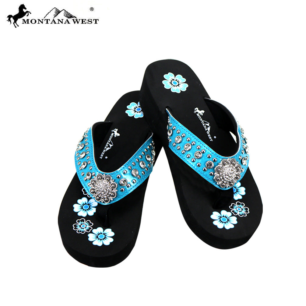 white bling flip flops