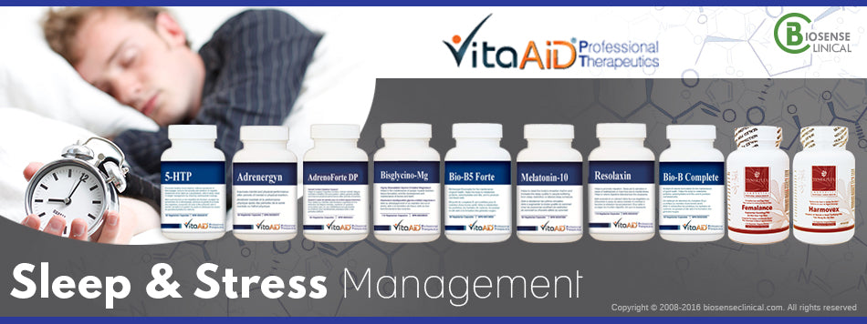 VitaAid category banner Sleep & Stress Management