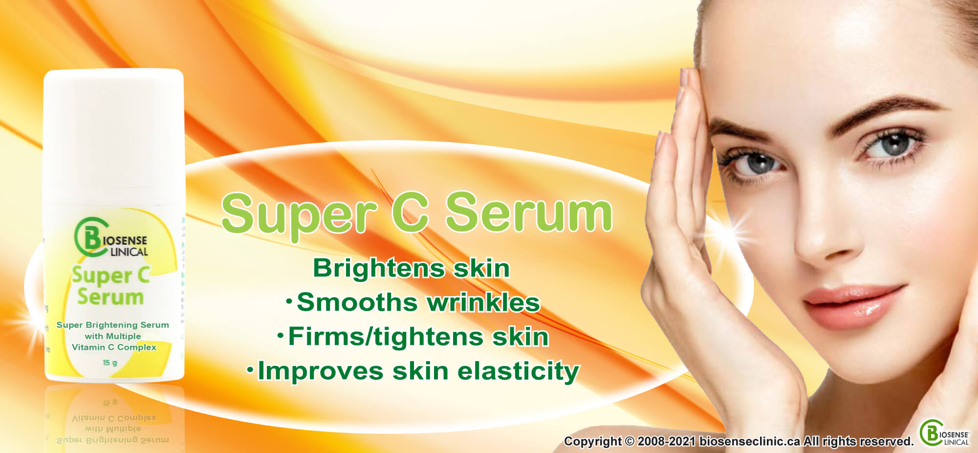 BiosenseClinical Super C Serum banner