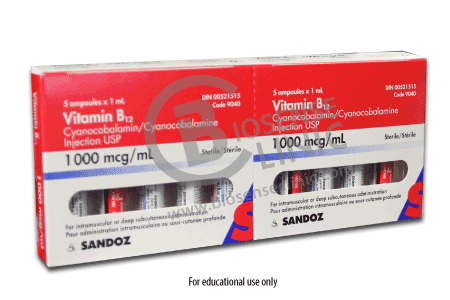 Saving Huge On Vitamin B12 Injection Cyanocobalamin From Our Cipa Certified Canadian Pharmacy