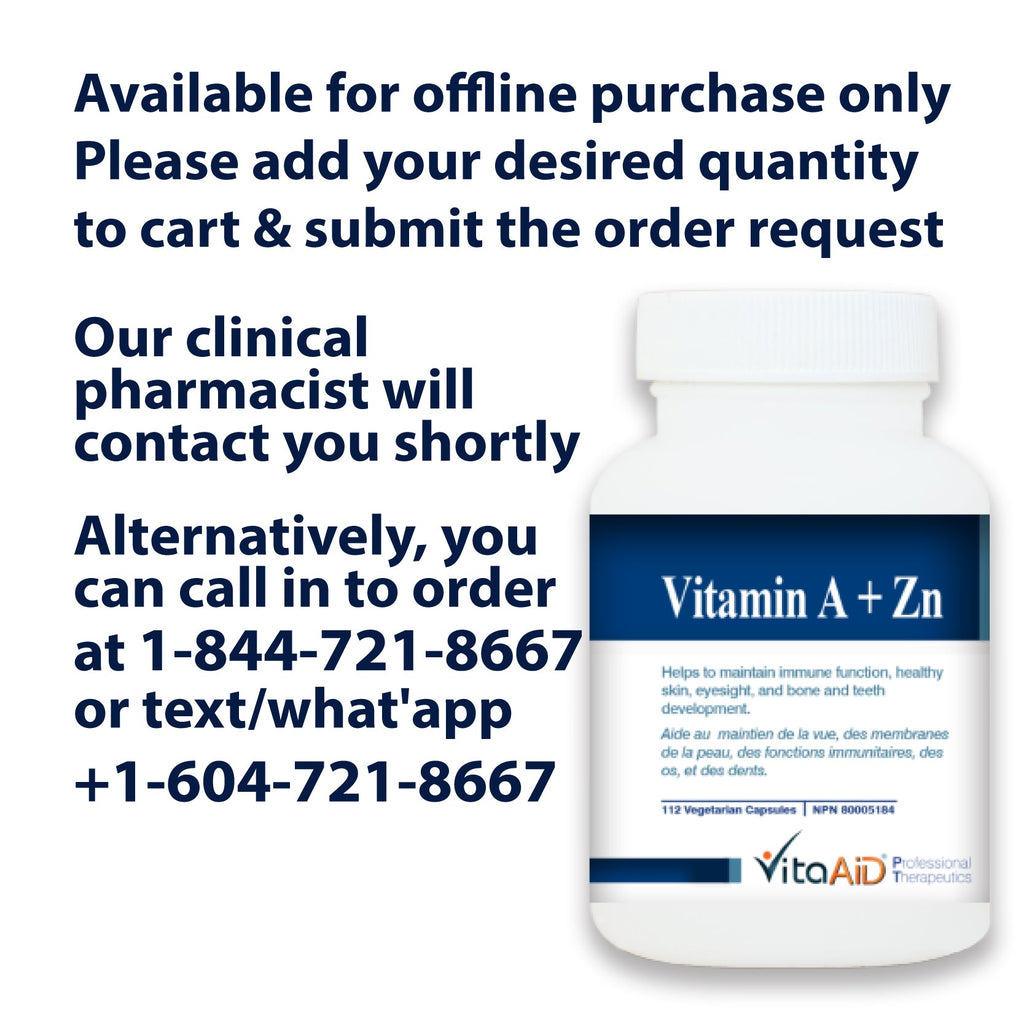 VitaAid Vitamin A + Zn - biosenseclinic.ca
