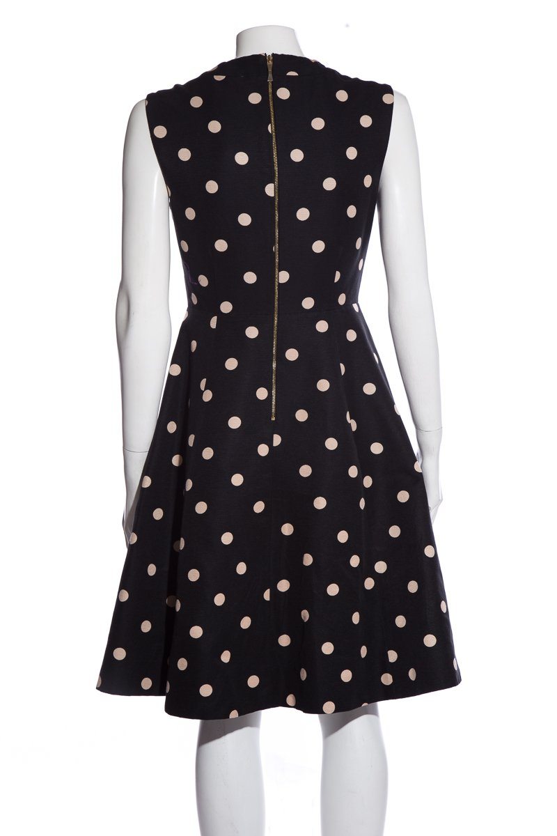 Kate Spade Black Polka Dot Sleeveless Dress SZ 4 – TBC Consignment