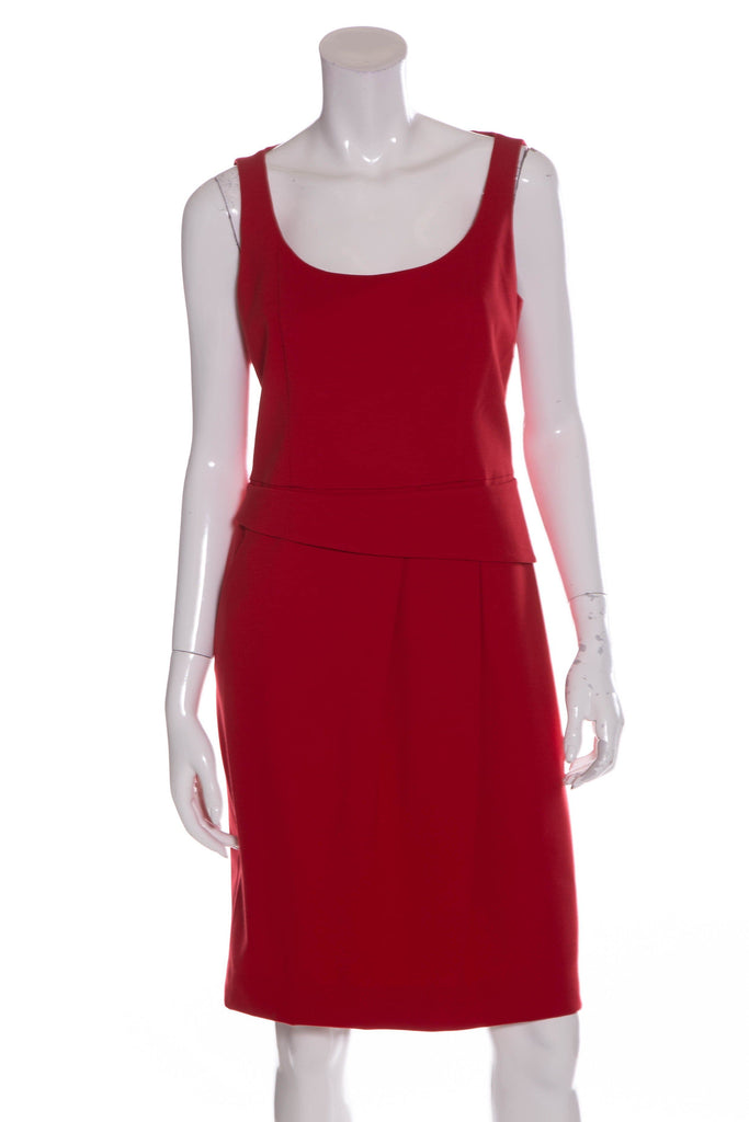 akris red dress