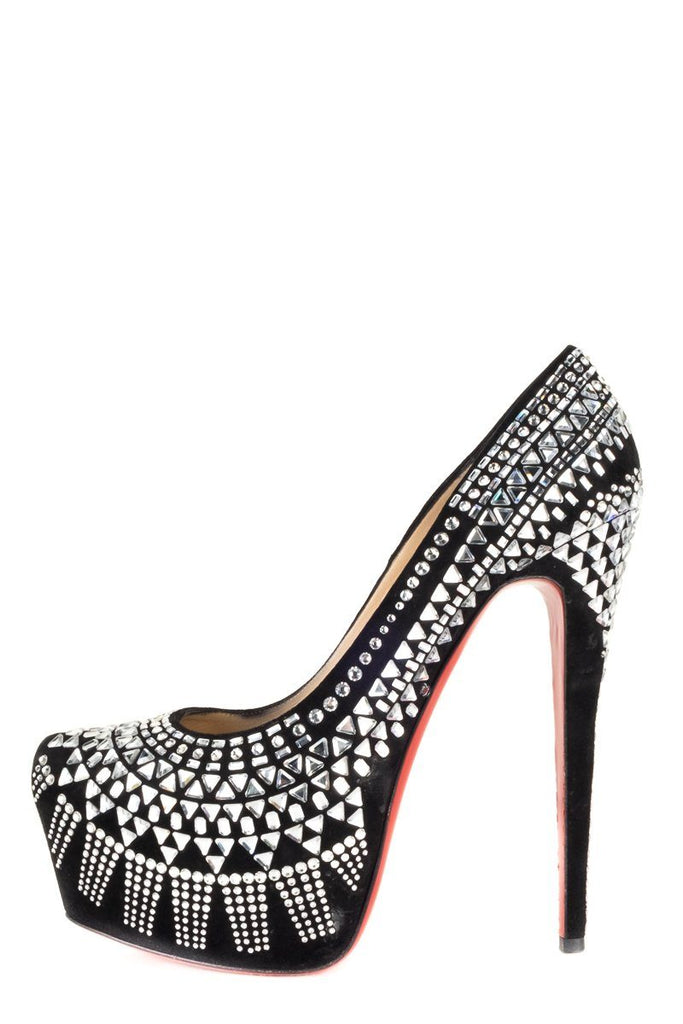 louboutin swarovski crystal heels