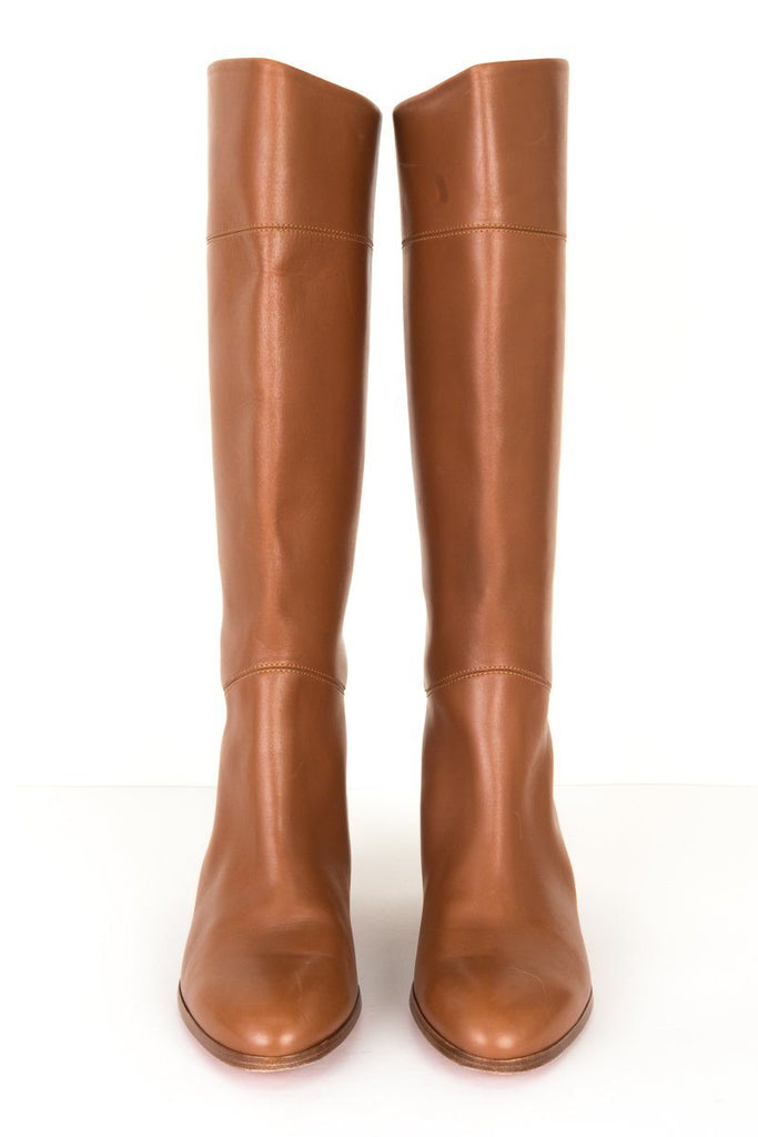 camel leather boots