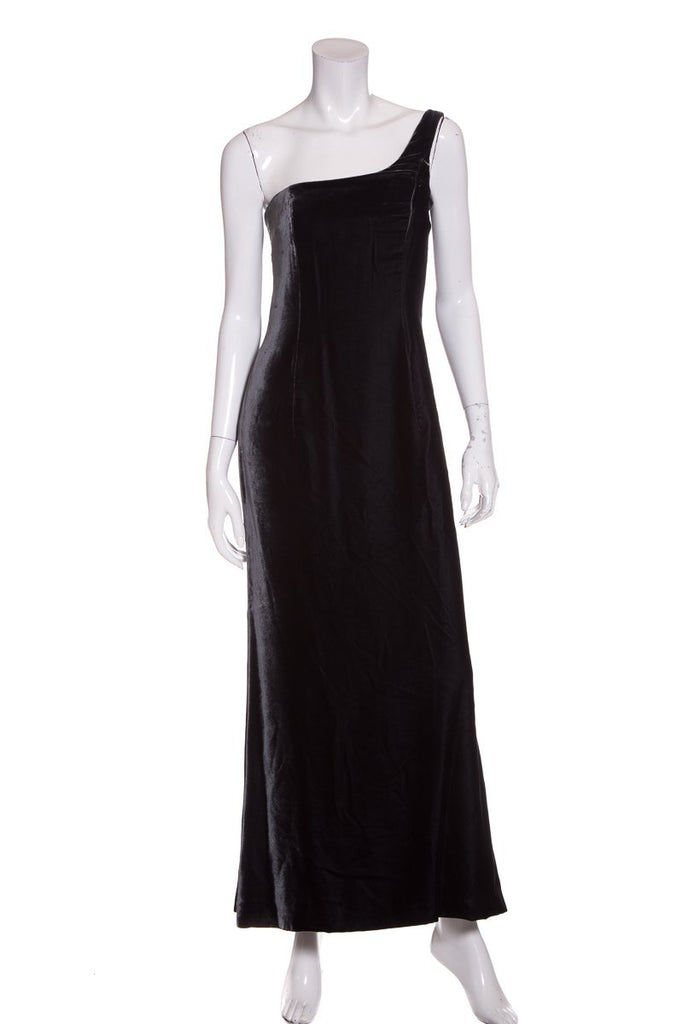 armani velvet dress