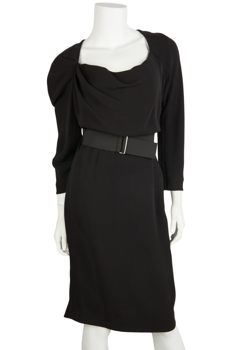 lela rose black dress