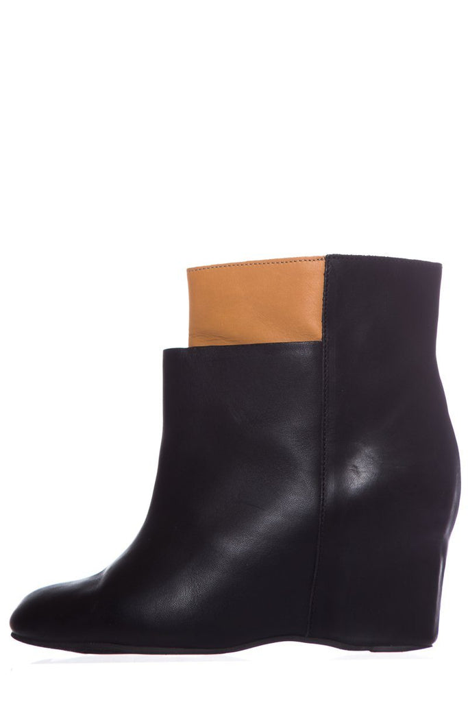 covered wedge boots