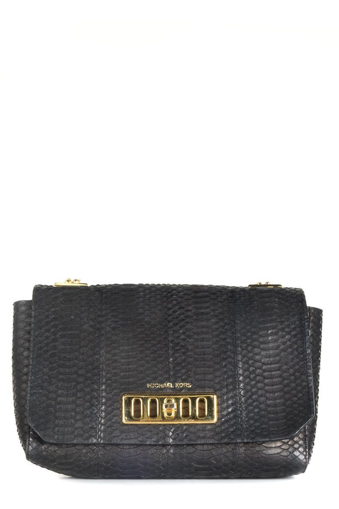 michael kors black snakeskin wallet