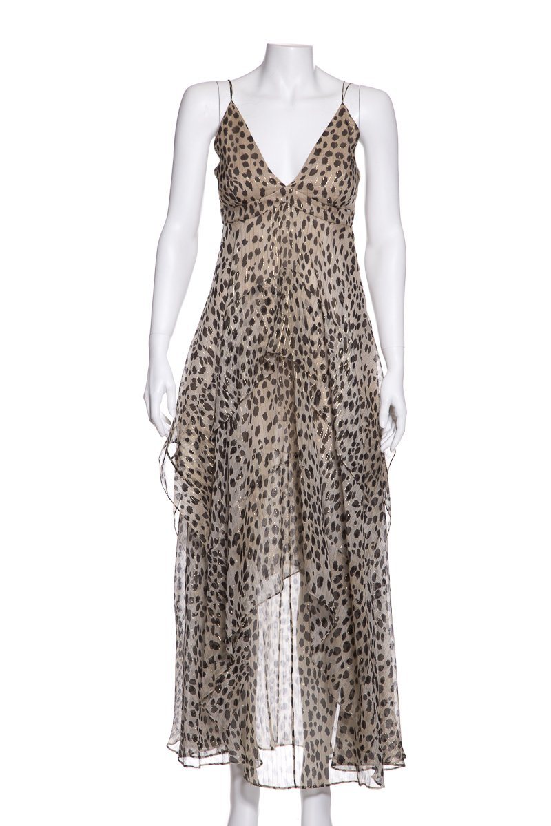 roberto cavalli animal print dress