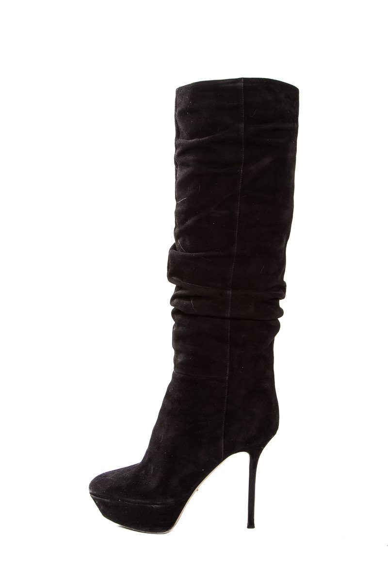 black heeled boots sale