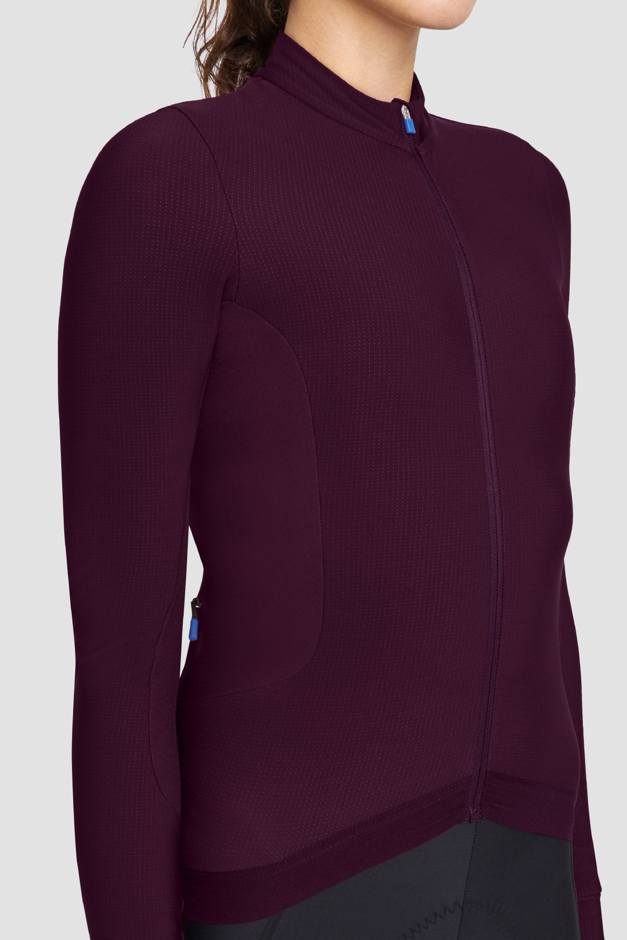 Womens Force Pro Ls Jersey Dark Burgundy | MAAP US