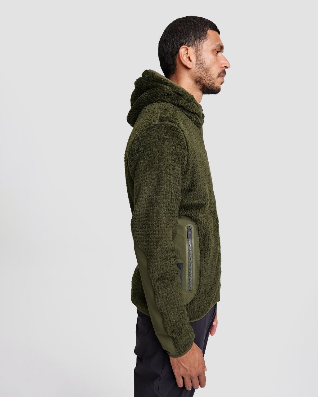 MEN'S WINDPROOF FLEECE HOODIE