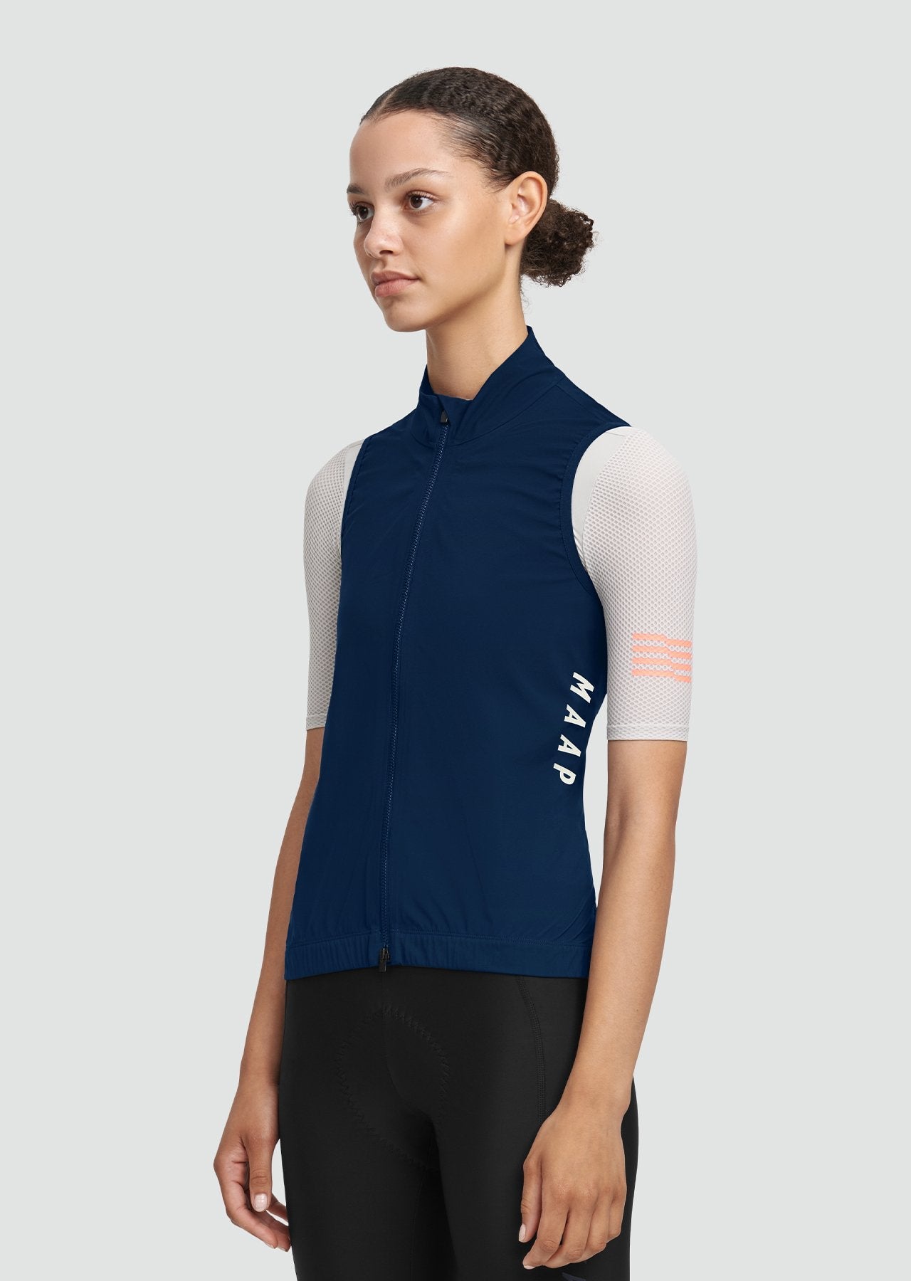 Womens Draft Team Vest Navy | MAAP US