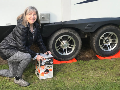 Lynx Levelers Leveled RV