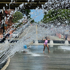 Georgetown Waterfront Park Water Fountain