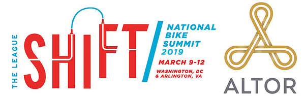 Altor at the 2019 National Bike Summit bike lock bike security women owned business minority owned business Altor APEX Ti