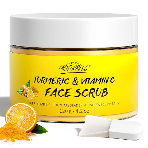 Vitamin C and Turmeric Face Scrub - best facial scrub for women